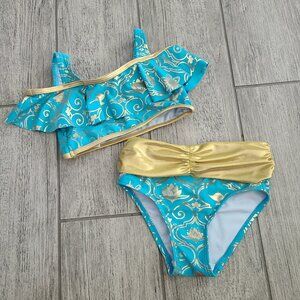 Disney Princess Jasmine toddler girl Two-Piece Bikini Swimsuit – Size 4T